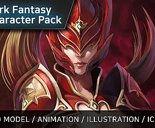Dark Fantasy Character pack - Hunter