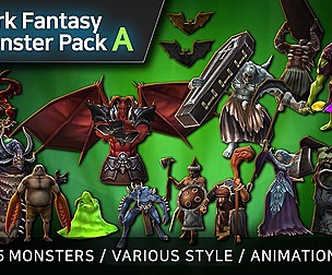 Dark Fantasy Monster Pack A
