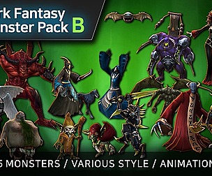 Dark Fantasy Monster Pack B