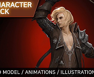 MMORPG Character Pack - Devil hunter