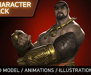 MMORPG Character Pack - Monk
