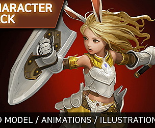 MMORPG Character Pack - Paladin