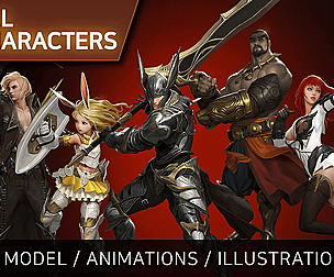 MMORPG Character Pack - All Characters