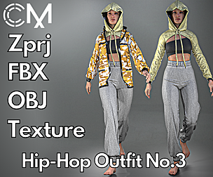 Marvelous Designer + Clo3d : Hip-Hop No.3
