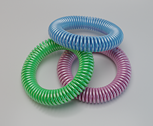 Elastic band spring scrunchy