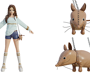 Cute brown bag v13 no character