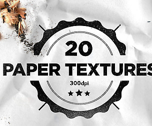 20 Folded Paper Textures