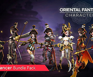 Oriental Fantasy Character - Lancer (Bundle)