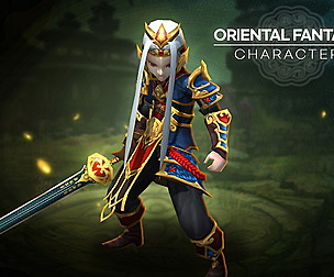 Oriental Fantasy Character - Swordman Grade 2