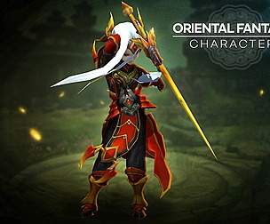 Oriental Fantasy Character - Swordman Grade 6