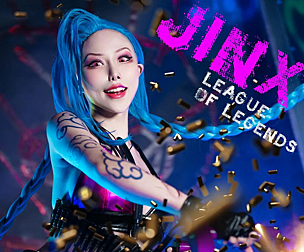 League of Legends Jinx Arcane cosplay HaneAme