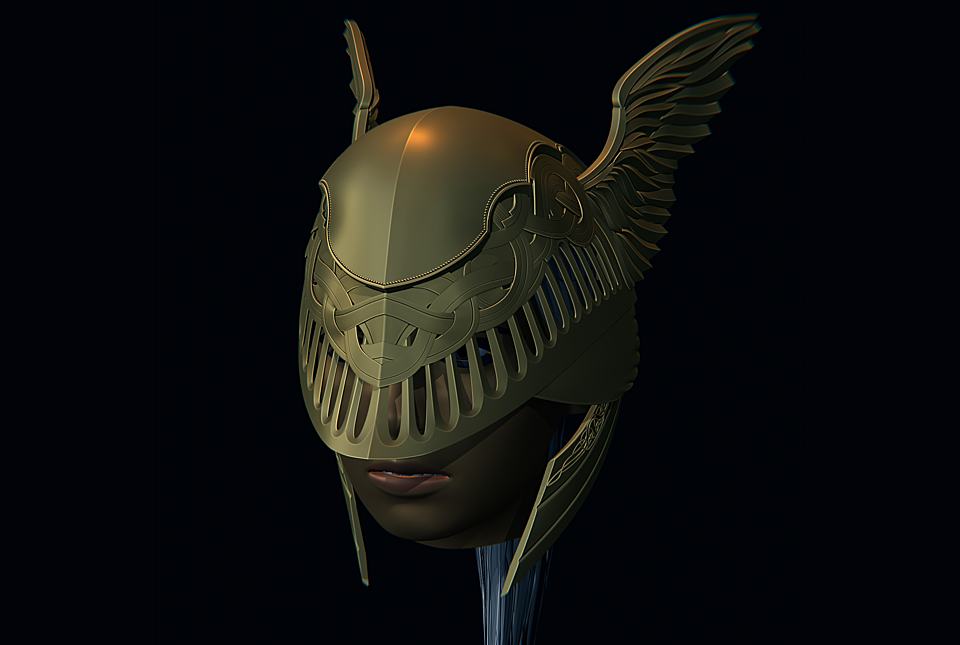 Malenia Blade of Miquella Helmet from Elden Ring