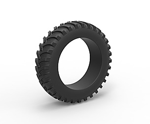 Tractor tire Scale 1 to 25