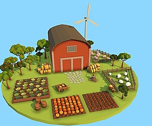 Low Poly Farm