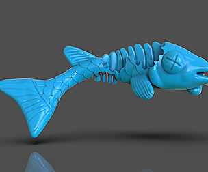 TMNT Fish Scratch