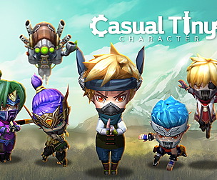 Casual Tiny Character - Ninja Pack