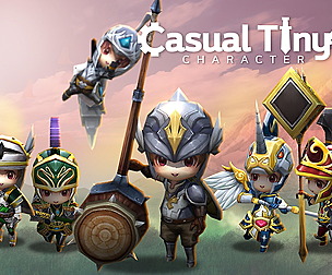 Casual Tiny Character - Paladin Pack