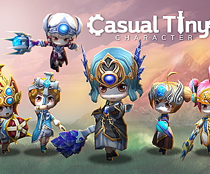 Casual Tiny Character - Priest Pack