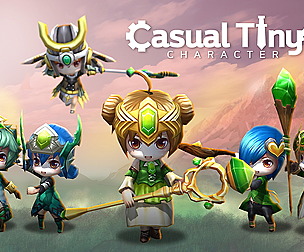 Casual Tiny Character - Wizard Pack