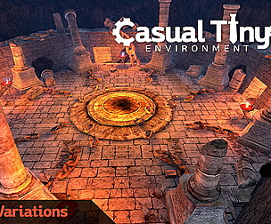 Casual Tiny Environment - Cave Set
