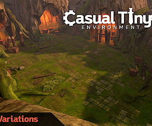 Casual Tiny Environment - Jungle Set