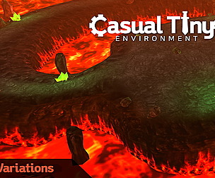 Casual Tiny Environment - Magma Set