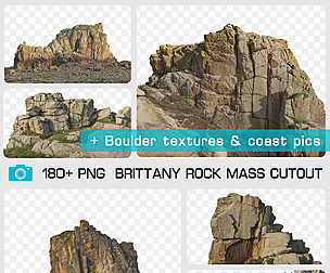 BRITTANY ROCK MASS CUTOUT