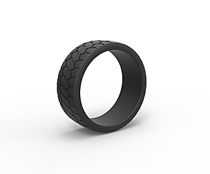 Truck low profile tire Scale 1 to 25