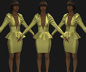 Outfit Female Marvelous Designer And Clo3d