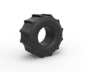 Mud dragster tire Scale 1 to 25