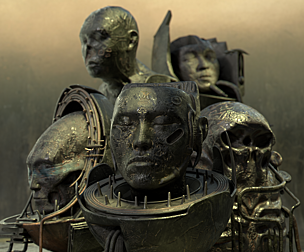 Vintage SciFi pack VOL 2 Android Mummies