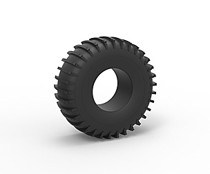 Trom tire Scale 1 to 25