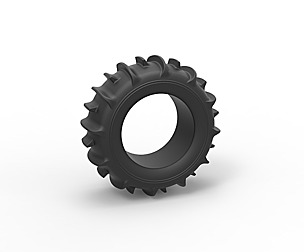 Dune buggy rear tire 2 Scale 1 to 10