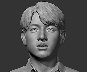 BTS JungKook 3D print model