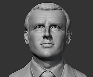 Emmanuel Macron 3D print model