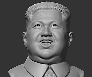 Kim Jong-un 3D print model