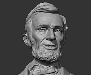 Abraham Lincoln 3D print model