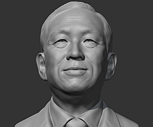 Syngman Rhee 3D print model