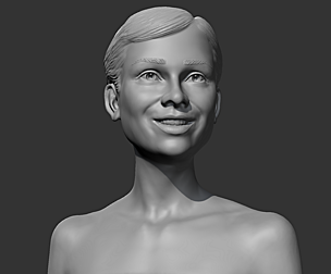 Audrey Hepburn 3D print model