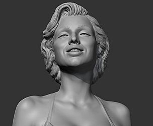 Marilyn Monroe 3D print model