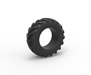 Offroad tire 2 Scale 1 to 25