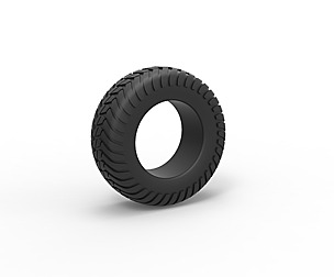 Offroad tire 5 Scale 1 to 10
