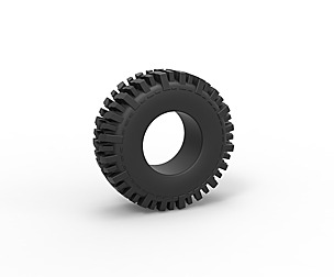 Offroad tire 7 Scale 1 to 25