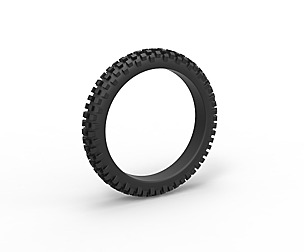 Offroad tire 8 Scale 1 to 10