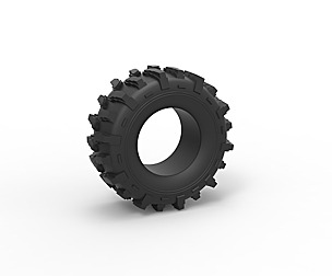 Offroad tire 12 Scale 1 to 25