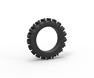 Offroad tire 13 Scale 1 to 25
