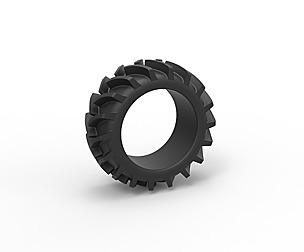 Offroad tire 17 Scale 1 to 25