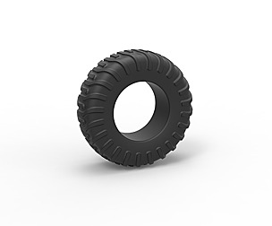 Offroad tire 18 Scale 1 to 25