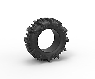 Offroad tire 19 Scale 1 to 25