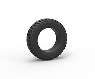 Offroad tire 23 Scale 1 to 10